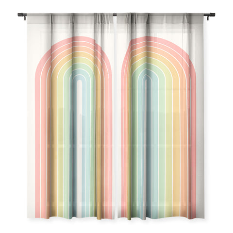 Colour Poems Gradient Arch Rainbow Sheer Non Repeat