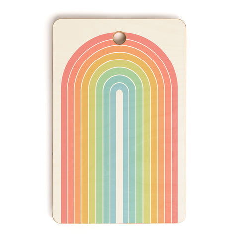 Colour Poems Gradient Arch Rainbow Cutting Board Rectangle