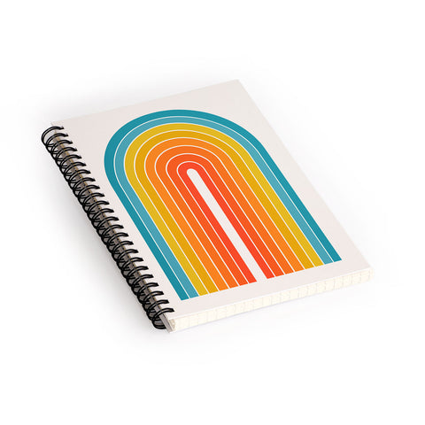 Colour Poems Gradient Arch Rainbow II Spiral Notebook
