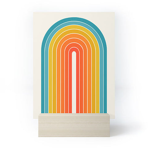 Colour Poems Gradient Arch Rainbow II Mini Art Print