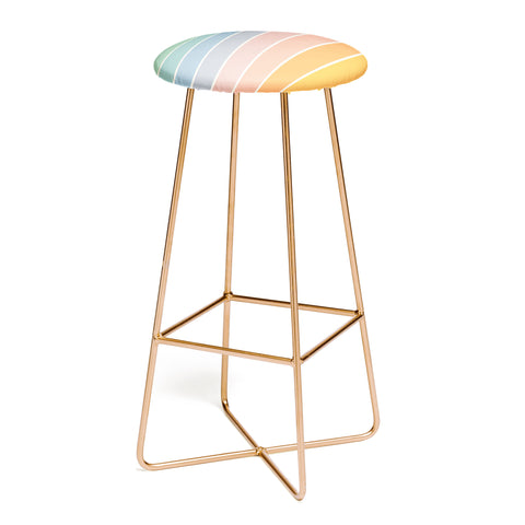 Colour Poems Gradient Arch Rainbow III Bar Stool