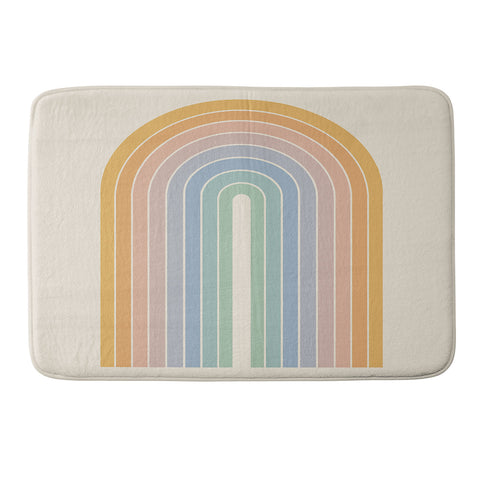 Colour Poems Gradient Arch Rainbow III Memory Foam Bath Mat