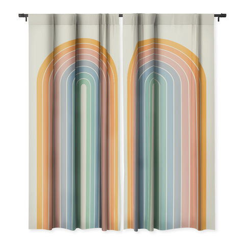 Colour Poems Gradient Arch Rainbow III Blackout Non Repeat