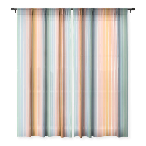 Colour Poems Gradient Arch Rainbow III Sheer Window Curtain