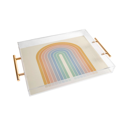 Colour Poems Gradient Arch Rainbow III Acrylic Tray