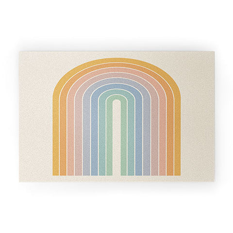 Colour Poems Gradient Arch Rainbow III Welcome Mat