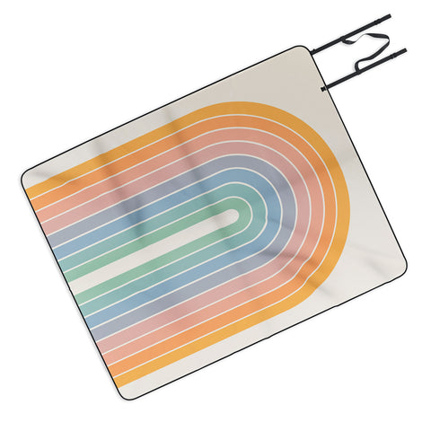 Colour Poems Gradient Arch Rainbow III Picnic Blanket