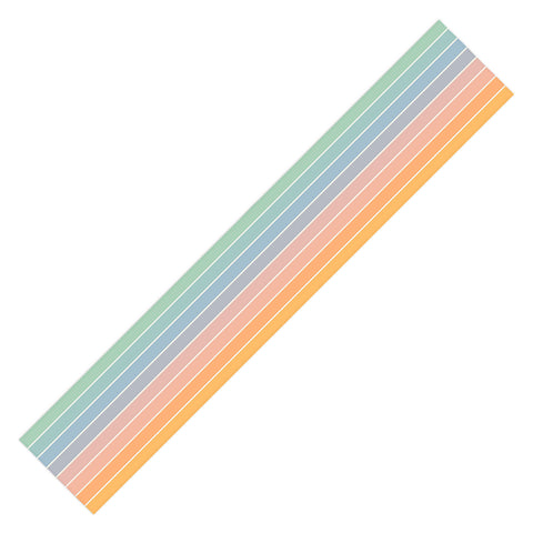 Colour Poems Gradient Arch Rainbow III Table Runner