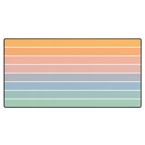 Colour Poems Gradient Arch Rainbow III Desk Mat