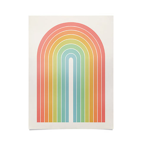 Colour Poems Gradient Arch Rainbow Poster