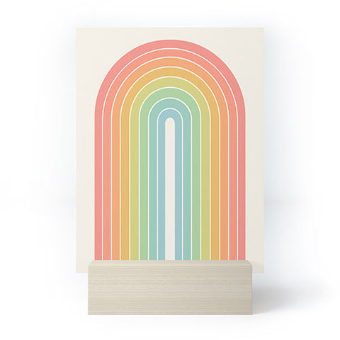 Colour Poems Gradient Arch Rainbow Mini Art Print