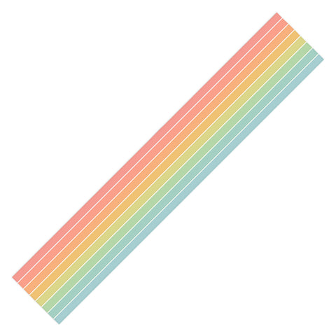 Colour Poems Gradient Arch Rainbow Table Runner