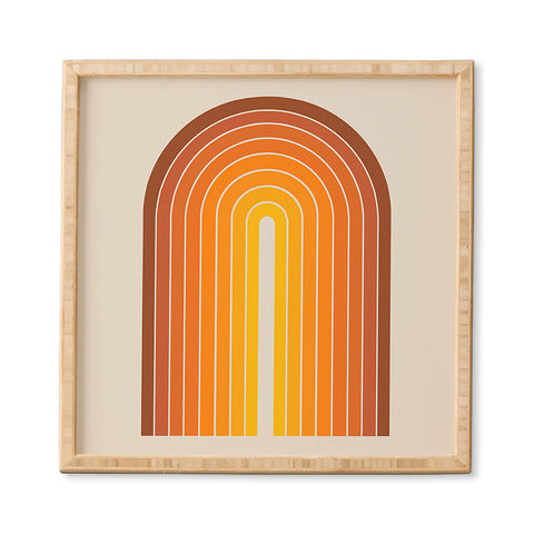 Colour Poems Gradient Arch Sunset Framed Wall Art