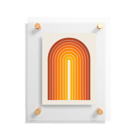 Colour Poems Gradient Arch Sunset Floating Acrylic Print