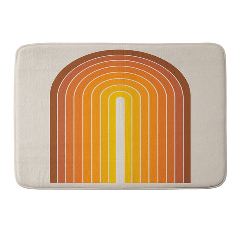 Colour Poems Gradient Arch Sunset Memory Foam Bath Mat