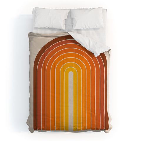 Colour Poems Gradient Arch Sunset Comforter