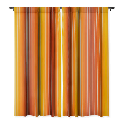 Colour Poems Gradient Arch Sunset Blackout Window Curtain