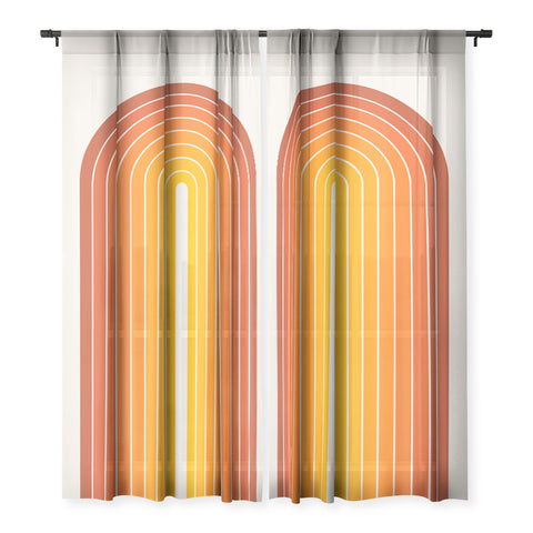 Colour Poems Gradient Arch Sunset Sheer Non Repeat