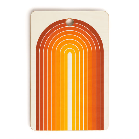 Colour Poems Gradient Arch Sunset Cutting Board Rectangle