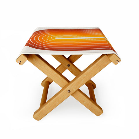 Colour Poems Gradient Arch Sunset Folding Stool
