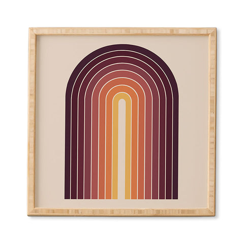 Colour Poems Gradient Arch Sunset II Framed Wall Art