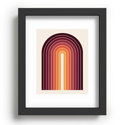 Colour Poems Gradient Arch Sunset II Recessed Framing Rectangle