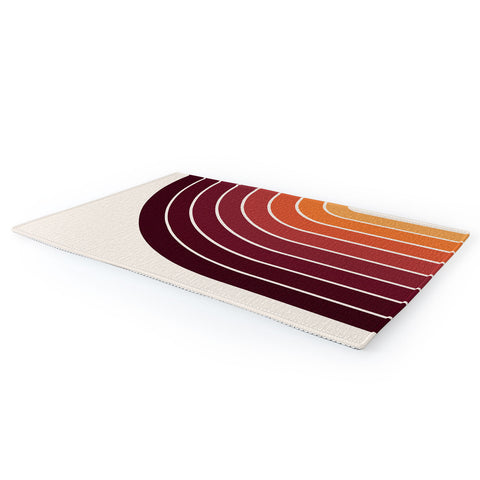 Colour Poems Gradient Arch Sunset II Area Rug