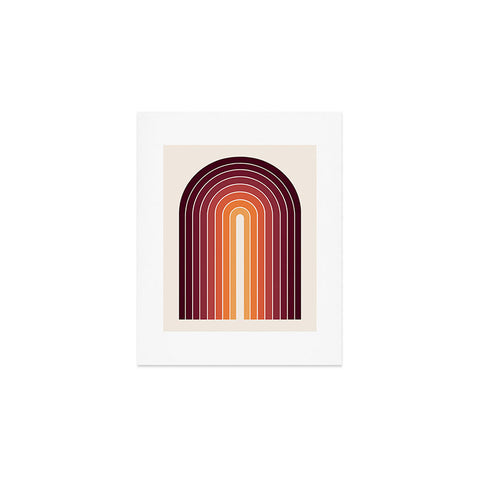 Colour Poems Gradient Arch Sunset II Art Print