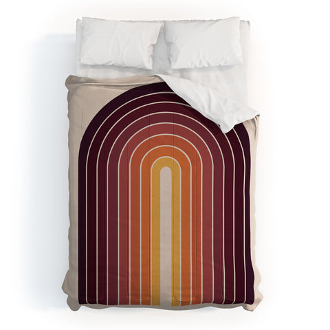 Colour Poems Gradient Arch Sunset II Comforter