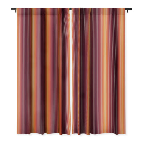 Colour Poems Gradient Arch Sunset II Blackout Window Curtain