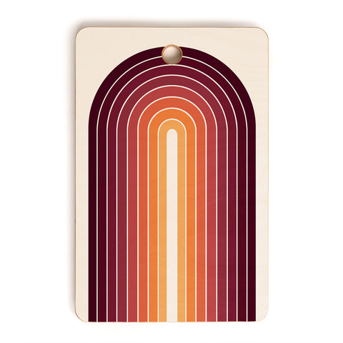 Colour Poems Gradient Arch Sunset II Cutting Board Rectangle