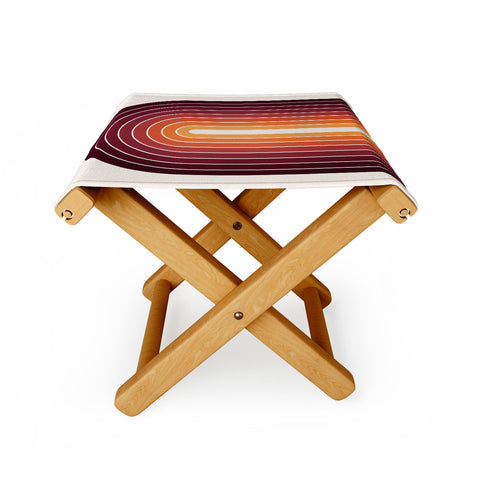 Colour Poems Gradient Arch Sunset II Folding Stool