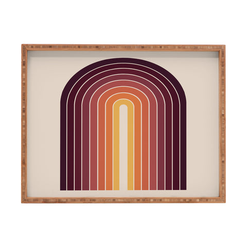 Colour Poems Gradient Arch Sunset II Rectangular Tray