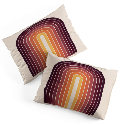 Colour Poems Gradient Arch Sunset II Pillow Shams