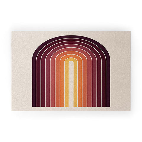 Colour Poems Gradient Arch Sunset II Welcome Mat
