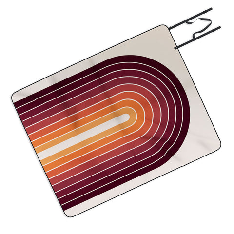 Colour Poems Gradient Arch Sunset II Picnic Blanket