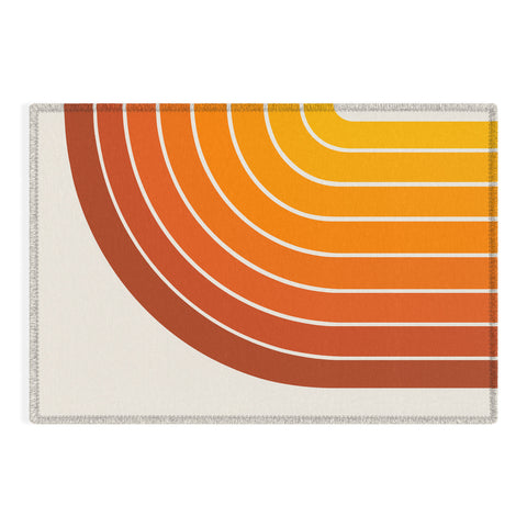 Colour Poems Gradient Arch Sunset Outdoor Rug