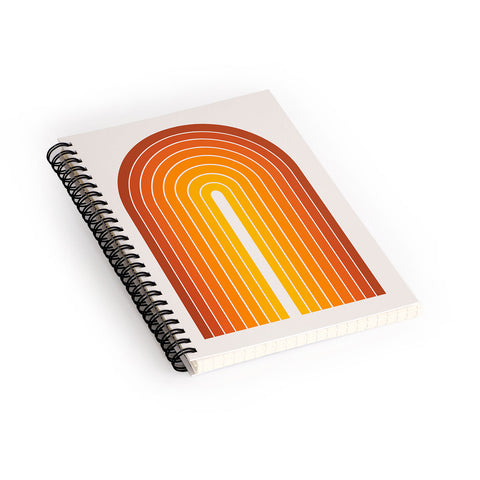 Colour Poems Gradient Arch Sunset Spiral Notebook