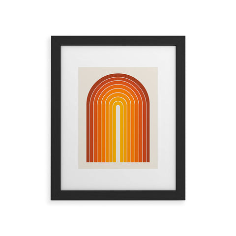 Colour Poems Gradient Arch Sunset Framed Art Print