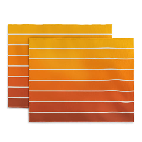 Colour Poems Gradient Arch Sunset Placemat