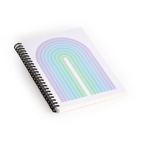 Colour Poems Gradient Arch XVII Spiral Notebook