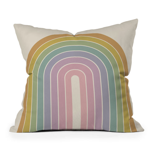 Colour Poems Gradient Arch XX Outdoor Throw Pillow
