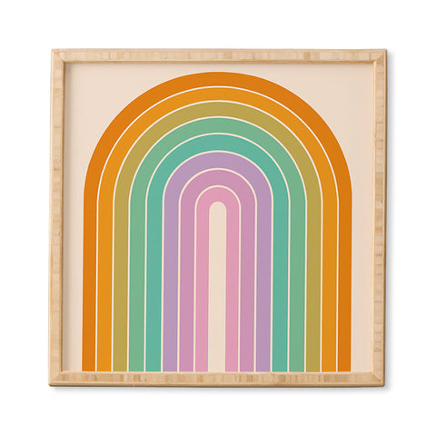 Colour Poems Gradient Arch XXI Framed Wall Art
