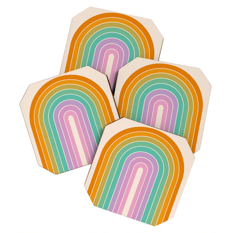 Colour Poems Gradient Arch XXI Coaster Set