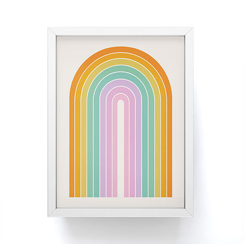 Colour Poems Gradient Arch XXI Framed Mini Art Print