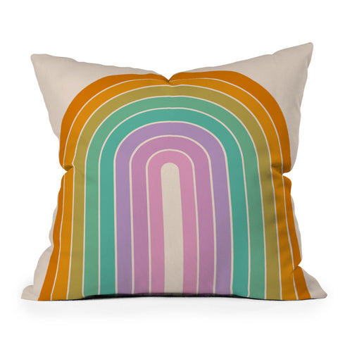 Colour Poems Gradient Arch XXI Throw Pillow