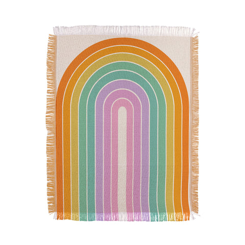 Colour Poems Gradient Arch XXI Throw Blanket