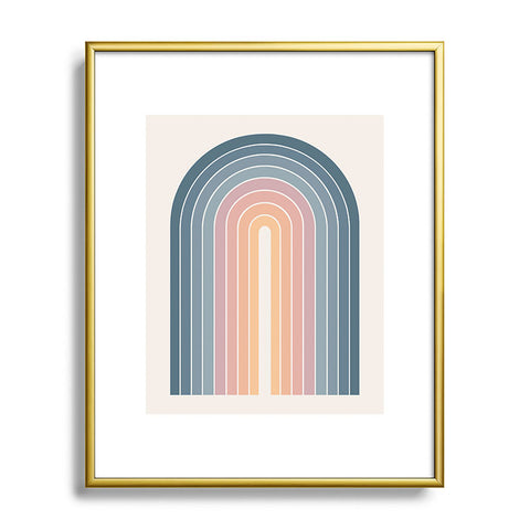 Colour Poems Gradient Arch XXII Metal Framed Art Print