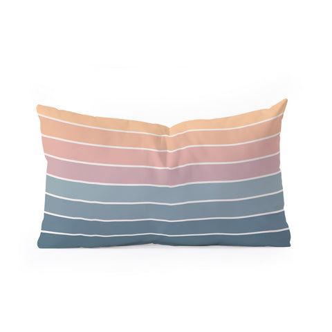 Colour Poems Gradient Arch XXII Oblong Throw Pillow