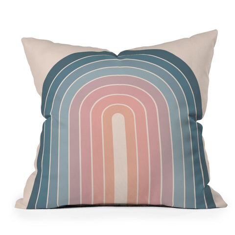 Colour Poems Gradient Arch XXII Outdoor Throw Pillow